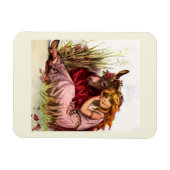 Magnet Flexible Jolie Fille Et Poney (Horizontal)
