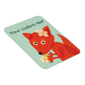 Magnet Flexible Jolie fille Fox Cartoon (Côté Droit)