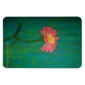 Magnet Flexible Jolie Zinnia rose (Horizontal)