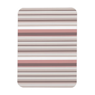 Magnet Flexible Jolies rayures blanches marron