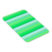Magnet Flexible Jolies rayures vert aqua (Côté Droit)