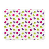 Magnet Flexible Jolis oiseaux colorés (Horizontal)