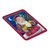 MAGNET FLEXIBLE JOLLY ST NICK & NOUNOURS, VIEUX NOËL MODE (Côté Droit)
