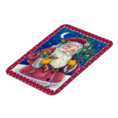 MAGNET FLEXIBLE JOLLY ST NICK & NOUNOURS, VIEUX NOËL MODE (Côté Gauche)