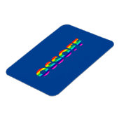 Magnet Flexible Jon Ossoff Géorgie Sénat deuxième fierté lgbt bleu (Côté Gauche)