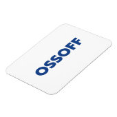 Magnet Flexible Jon Ossoff Géorgie Sénat deuxième tour bleu blanc (Côté Gauche)