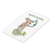 Magnet Flexible Jonglage Bunny de Pâques (Côté Gauche)