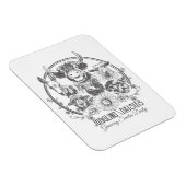 Magnet Flexible Jongs Daisies ferme famille Maganet (Côté Droit)