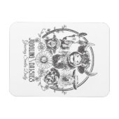 Magnet Flexible Jongs Daisies ferme famille Maganet (Horizontal)