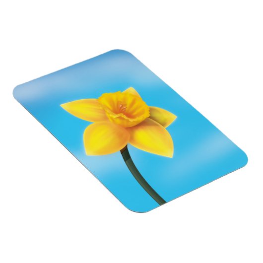 Magnet Flexible Jonquille jaune vif (Côté Droit)