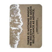 Magnet Flexible Joseph Addison Citation Inspirationnelle "Conseils (Vertical)