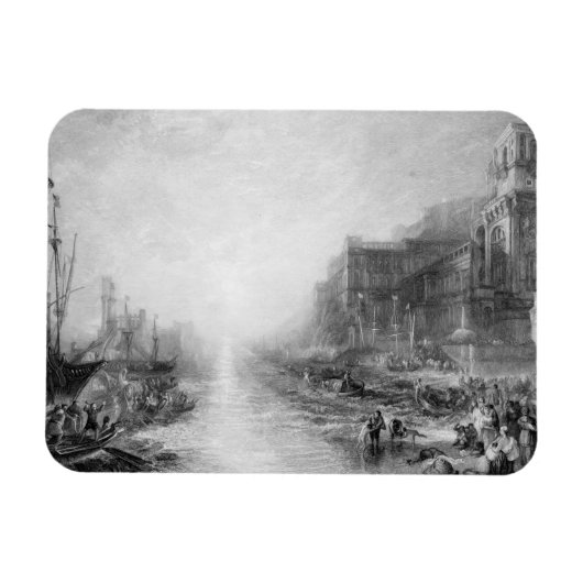 Magnet Flexible Joseph Mallord William Turner | L'embarquement de (Horizontal)