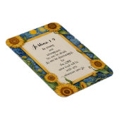 Magnet Flexible Joshua 1:9 NIV Bible Verse Art (Côté Droit)