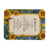 Magnet Flexible Joshua 1:9 NIV Bible Verse Art (Horizontal)