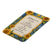 Magnet Flexible Joshua 1:9 NIV Bible Verse Art (Côté Gauche)