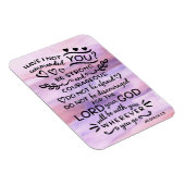 Magnet Flexible Joshua 1 9 Soyez fort Écriture biblique Verse (Côté Droit)