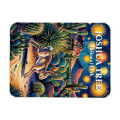 Magnet Flexible Joshua Tree Desert Wildlife Jackrabbit Colorful (Horizontal)