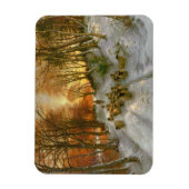 Magnet Flexible Joué avec des nuances d'heures du soir (Vertical)