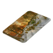 Magnet Flexible Joué avec des nuances d'heures du soir (Côté Gauche)