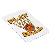 Magnet Flexible Jouer au basket-ball. (Côté Droit)