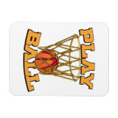 Magnet Flexible Jouer au basket-ball. (Horizontal)