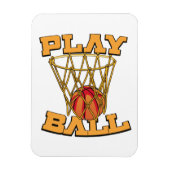 Magnet Flexible Jouer au basket-ball. (Vertical)