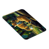 Magnet Flexible Jouer de mignons Pups Red Fox (Côté Droit)