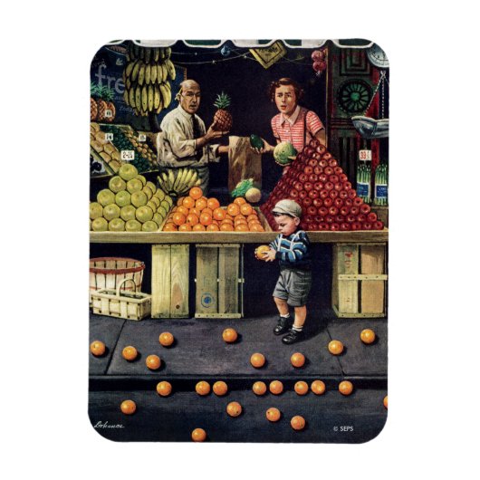 Magnet Flexible Jouet et oranges (Vertical)