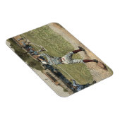 Magnet Flexible Joueur de baseball lancé à la deuxième base (Côté Droit)