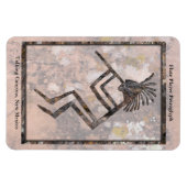 Magnet Flexible Joueur de flute Petroglyph Canyons de conversation (Horizontal)