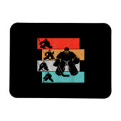 Magnet Flexible Joueur de hockey sur glace (Horizontal)