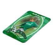 Magnet Flexible Joueur de soccer - Modèle d'impression photo décor (Côté Gauche)