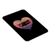 Magnet Flexible Joueur de vent Amour Cornet et bugle (Côté Droit)