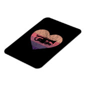 Magnet Flexible Joueur de vent Amour Cornet et bugle (Côté Gauche)