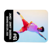 Magnet Flexible Joueur d'équipe sportive (3 po x 4 po) (Horizontal)