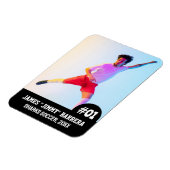 Magnet Flexible Joueur d'équipe sportive (3 po x 4 po) (Côté Gauche)