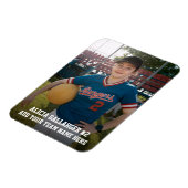 Magnet Flexible Joueur d'équipe sportive (3 po x 4 po) (Côté Gauche)