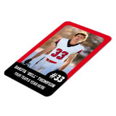 Magnet Flexible Joueur d'équipe sportive (4"x6") (Côté Gauche)