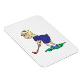 Magnet Flexible Joueuse de hockey sur gazon 2 (Côté Droit)