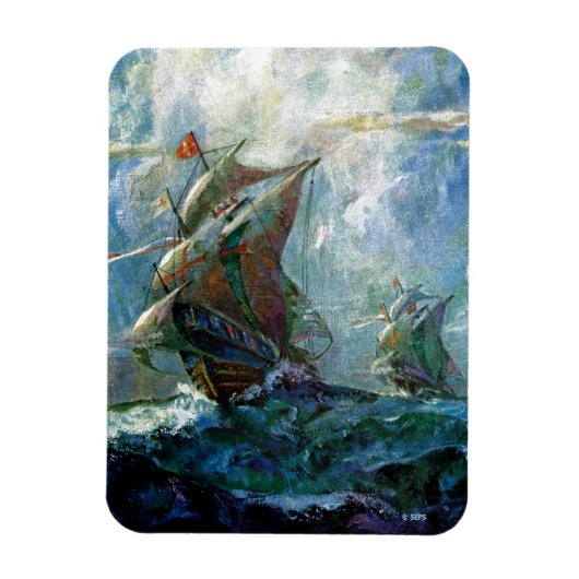 Magnet Flexible Jour de Columbus (Vertical)