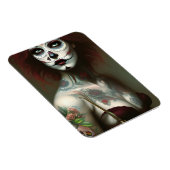 Magnet Flexible Jour de la femme morte avec des tatouages (Côté Droit)