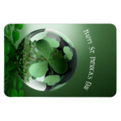 Magnet Flexible Jour de la Saint-Patrick Vert Monde (Horizontal)
