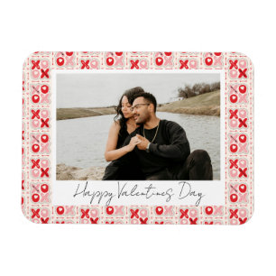 Magnet Flexible Jour de la Saint Valentin XOXO Photo Couples