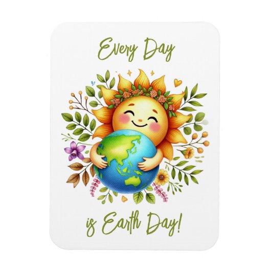 Magnet Flexible Jour de la Terre (Vertical)