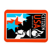 Magnet Flexible Jour de l'indépendance américaine (Horizontal)