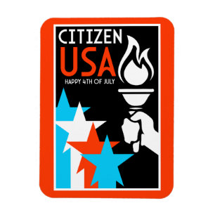 Magnet Flexible Jour de l'indépendance américaine