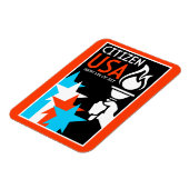 Magnet Flexible Jour de l'indépendance américaine (Côté Gauche)