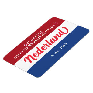 Magnet Flexible Jour de l'indépendance de Pays-Bas