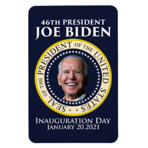 Magnet Flexible Jour de l'investiture 2021 Président Biden