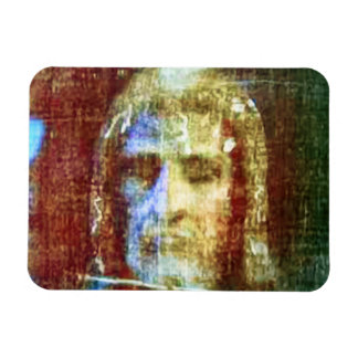 Magnet Flexible Jour de Turin Visage Jésus Christ Coloré